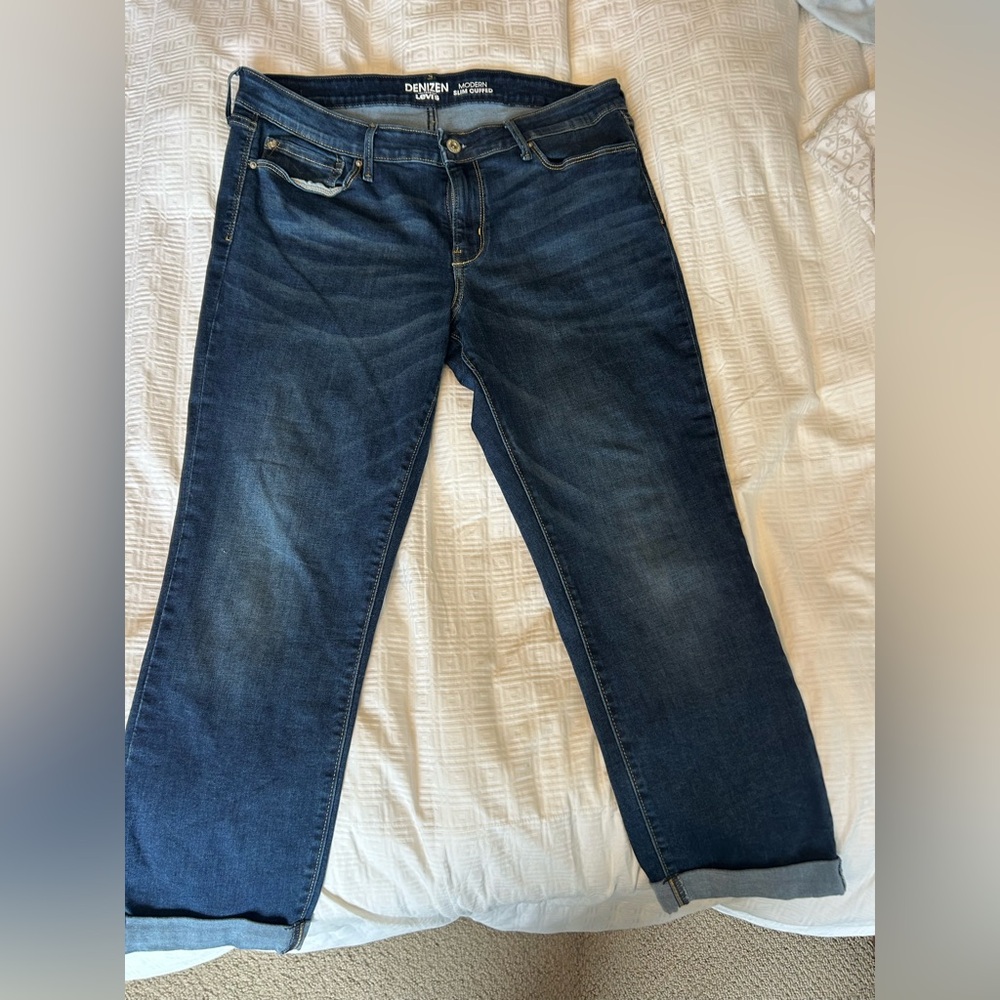 Levi's Denizen Modern Slim Cuffed Jeans